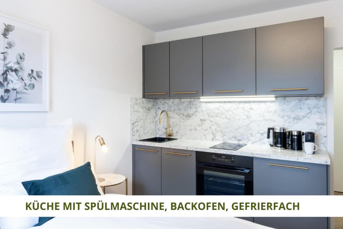 Apartment Wahnfried No5 - Zentrales Cityapartment Kueche Mit Duschbad - 300M Zur Fussgaengerzone Bayreuth Extérieur photo